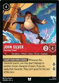 Carta John Silver - Ferocious Friend, AZS-109