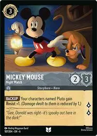 Mickey Mouse - Night Watch (AZS-187)