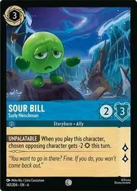 Sour Bill - Surly Henchman (AZS-147)