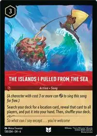 Carta The Islands I Pulled From The Sea, AZS-130