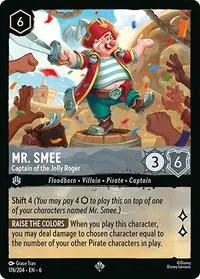 Carta Mr. Smee - Captain of the Jolly Roger, AZS-176