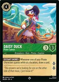 Daisy Duck - Pirate Captain (AZS-81)
