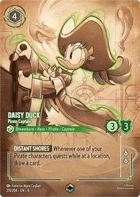 Daisy Duck - Pirate Captain (AZS-211)