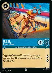 Carta B.E.N. - Eccentric Robot, AZS-137