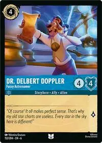Carta Dr. Delbert Doppler - Fussy Astronomer, AZS-152