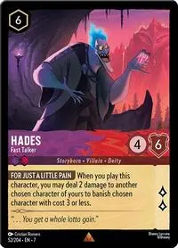 Carta Hades - Fast Talker, 7-52