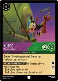 Carta Kuzco - Panicked Llama, 7-71