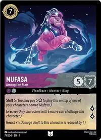 Carta Mufasa - Among the Stars, 7-79