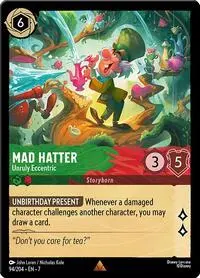 Carta Mad Hatter - Unruly Eccentric, 7-94