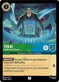 Carta Yokai - Intellectual Schemer, 7-97