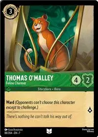 Carta Thomas O'Malley - Feline Charmer, 7-88