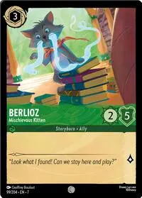 Carta Berlioz - Mischievous Kitten, 7-99