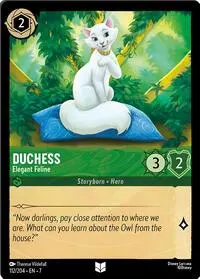 Carta Duchess - Elegant Feline, 7-112