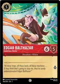 Carta Edgar Balthazar - Ambitious Butler, 7-146