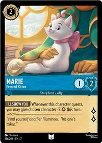 Carta Marie - Favored Kitten, 7-166