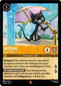 Carta Mittens - Sassy Street Cat, 7-9