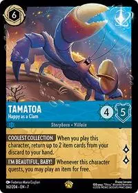 Carta Tamatoa - Happy as a Clam, 7-162