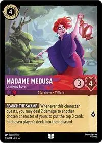 Carta Madame Medusa - Diamond Lover, 7-53