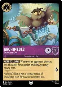 Carta Archimedes - Exceptional Owl, 7-76