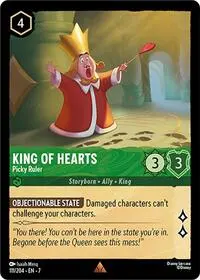 Carta King of Hearts - Picky Ruler, 7-111