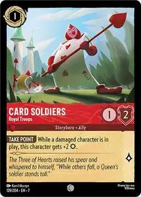 Carta Card Soldiers - Royal Troops, 7-129