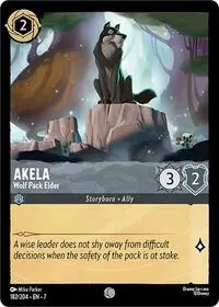 Carta Akela - Wolf Pack Elder, 7-182