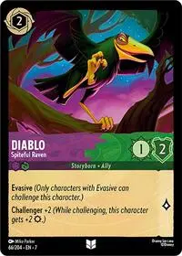 Carta Diablo - Spiteful Raven, 7-66