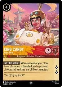 Carta King Candy - Royal Racer, 7-20