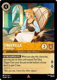 Carta Cinderella - The Right One, 7-15