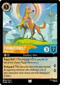 Carta Thunderbolt - Wonder Dog, 7-23