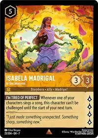 Carta Isabela Madrigal - In the Moment, 7-25