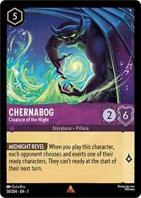 Carta Chernabog - Creature of the Night, 7-50