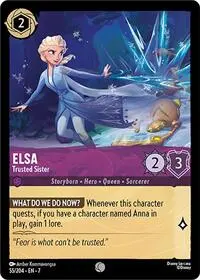 Carta Elsa - Trusted Sister, 7-55