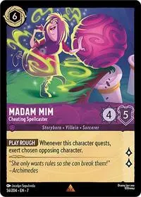 Carta Madam Mim - Cheating Spellcaster, 7-56