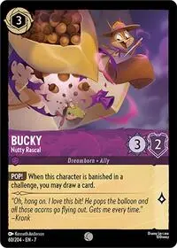 Carta Bucky - Nutty Rascal, 7-60