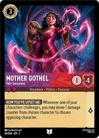 Carta Mother Gothel - Vain Sorceress, 7-64