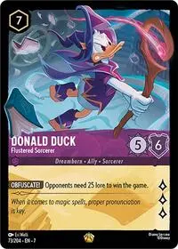 Carta Donald Duck - Flustered Sorcerer, 7-73