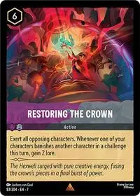 Carta Restoring the Crown, 7-83
