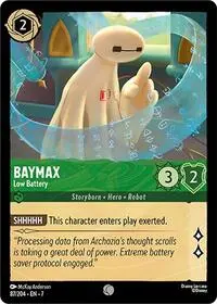 Carta Baymax - Low Battery, 7-87