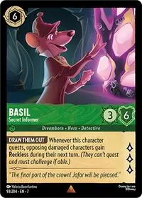 Carta Basil - Secret Informer, 7-93