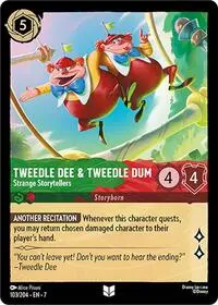 Carta Tweedledee & Tweedledum - Strange Storytellers, 7-103