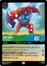 Carta Baymax - Giant Robot, 7-104