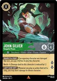 Carta John Silver - Vengeful Pirate, 7-109