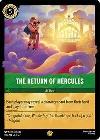 Carta The Return of Hercules, 7-118