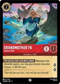Carta Grandmother Fa - Spirited Elder, 7-121
