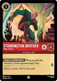 Carta Stabbington Brother - With a Patch, 7-128