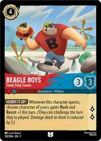 Carta Beagle Boys - Small-Time Crooks, 7-132