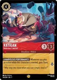 Carta Ratigan - Nefarious Criminal, 7-143