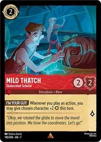 Carta Milo Thatch - Undaunted Scholar, 7-145
