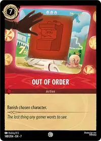 Carta Out of Order, 7-148